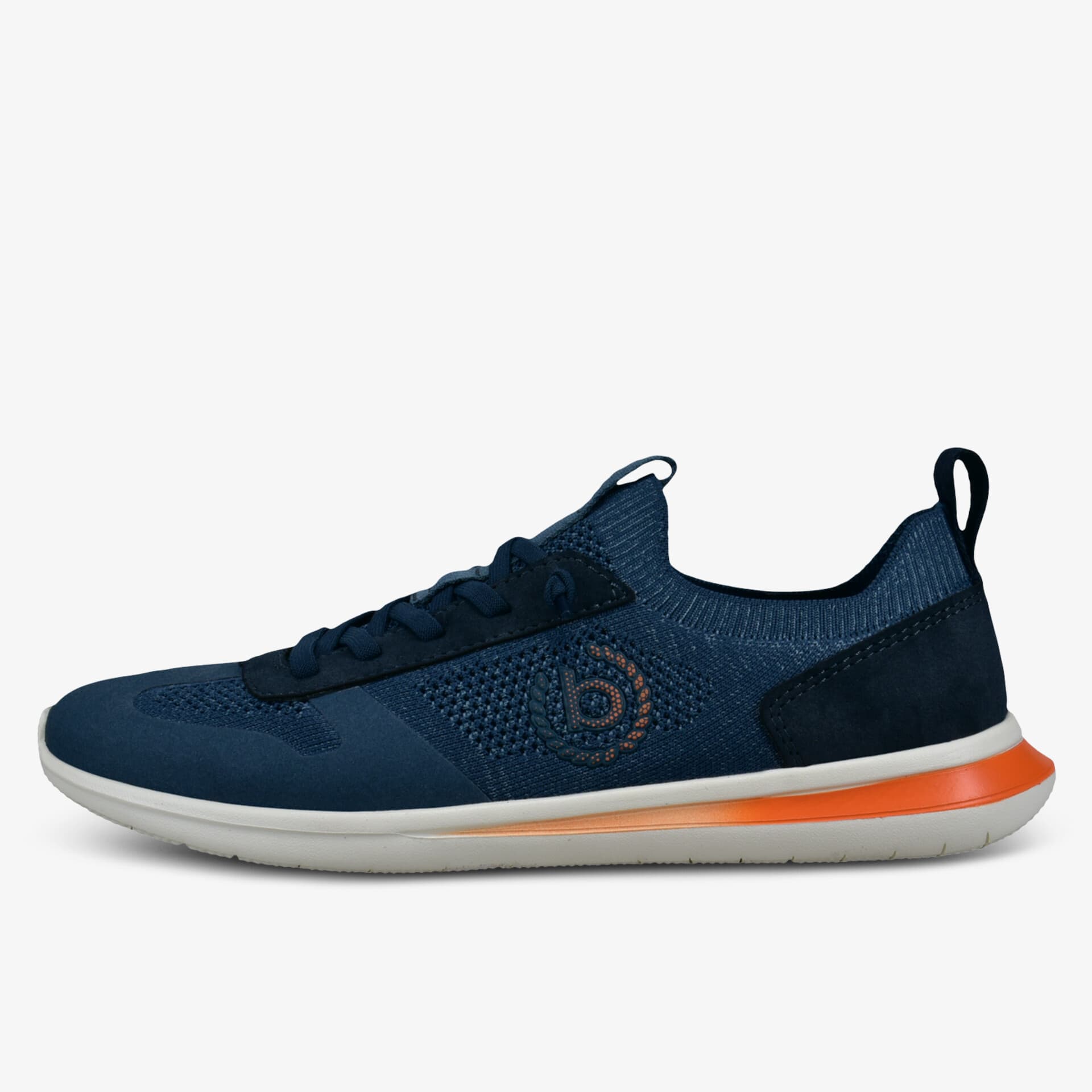 Leichter und bequemer blauer Sneaker mit sportlichem Design und rutschfester Sohle.